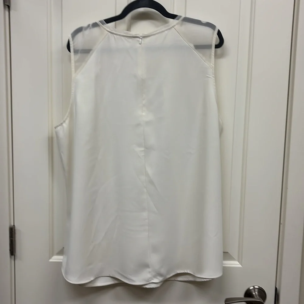 NWT Soft Surroundings Ecru Blouse - Picture 5 of 7